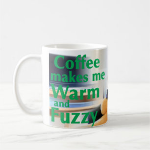 Koffie maakt me arm en Fuzzy Koffiemok