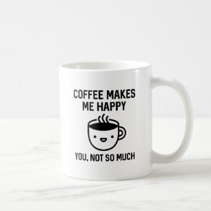 Koffie maakt me gelukkig koffiemok