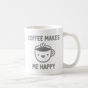 Koffie maakt me gelukkig koffiemok
