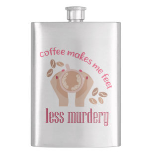 Koffie maakt me minder moordend grappig citaat flacon