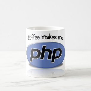 Koffie maakt me php koffiemok
