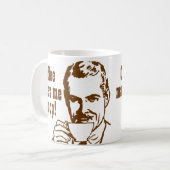 Koffie maakt me poep. koffiemok (Voorkant links)