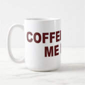 Koffie maakt me poep - Mok / beker (Links)