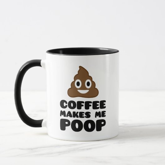 Koffie maakt me poep-Mok Mok (Links)