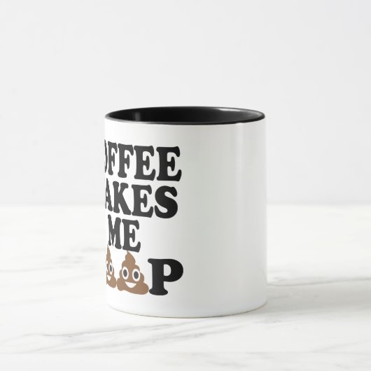 KOFFIE MAAKT ME POOP MOK (Midden)