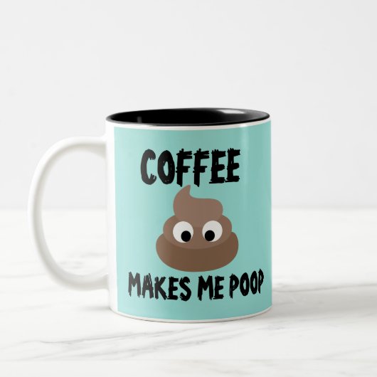 KOFFIE MAAKT ME POOP MOKKEN MOK CUP (Links)