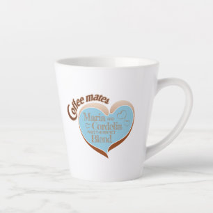 Koffie maatjes latte mok