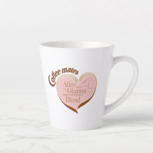 Koffie maatjes latte mok