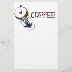 Koffie MagieGeniet, 'eerste ding 's ochtends', ' Briefpapier