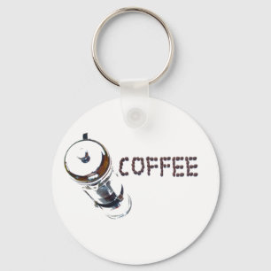Koffie MagieGeniet, 'eerste ding 's ochtends', ' Sleutelhanger