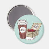 Koffie Magneet (Voorkant / Achterkant)