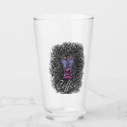 Koffie Mandrill Glas (Voorkant)