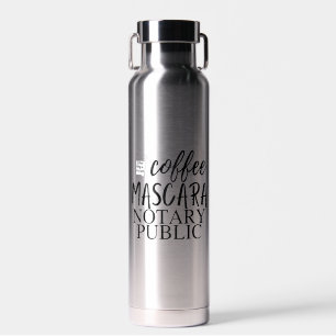 Koffie Mascara Notaris Openbaar water fles