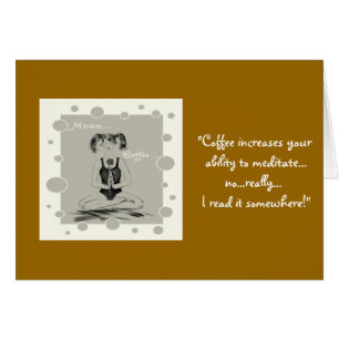 Koffie/Meditatie+Yoga-Humor