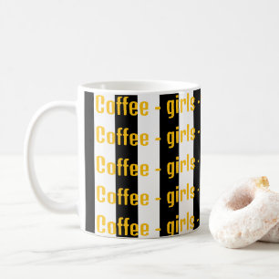 Koffie meisjes koffie meer meisjes mok