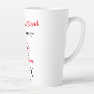 Koffie & melk blend liefdespaar koffie rood hart n latte mok