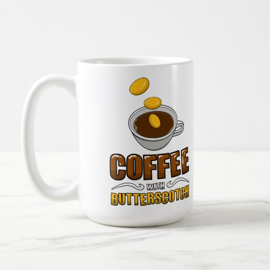 Koffie met Butterscotch Mok! Koffiemok (Links)