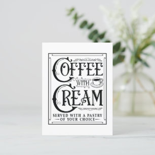 Koffie met Cream Briefkaart