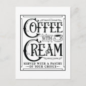 Koffie met Cream Briefkaart (Voorkant)