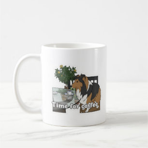 Koffie met een sheltie koffiemok