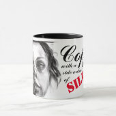 Koffie met een zijorde van stilte Mok (Midden)