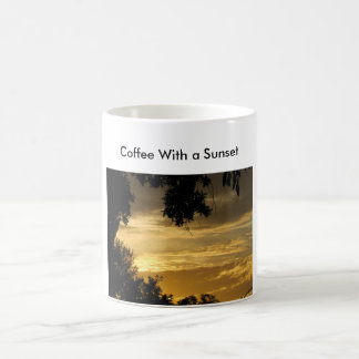 Koffie met een zonnebank koffiemok