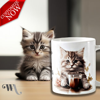 Koffie met mijn kat koffiemok