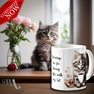 Koffie met mijn kat koffiemok