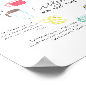 Koffie met negen typen enneagram poster (Hoek)