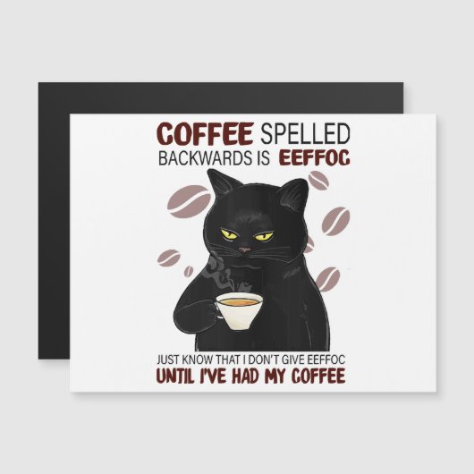 Koffie met rugspeling weet alleen maar dat (Voorkant / Achterkant)
