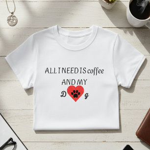 Koffie & Mijn Hond Vibes T-shirt