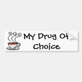 koffie, mijn medicijn bumpersticker