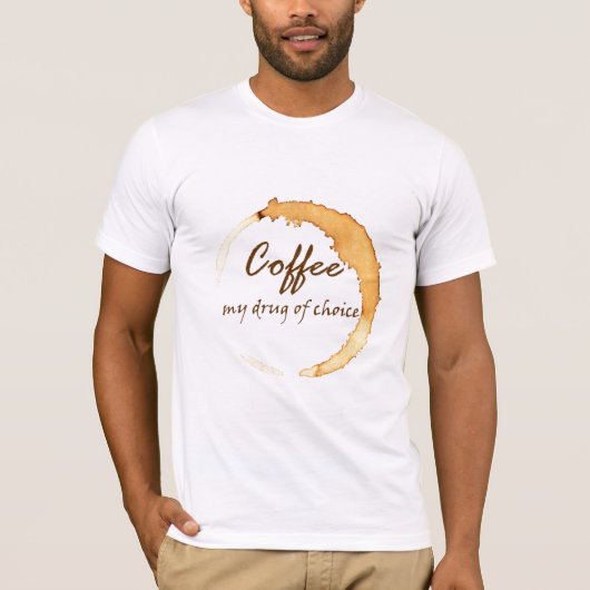 Koffie - Mijn medicijn T-shirt (Voorkant)