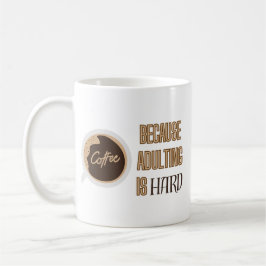 Koffie minimalistisch ontwerp voor koffieliefhebbe koffiemok