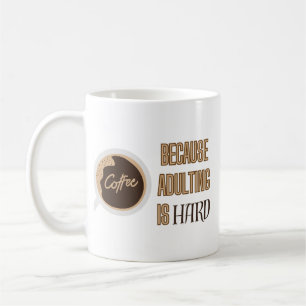 Koffie minimalistisch ontwerp voor koffieliefhebbe koffiemok
