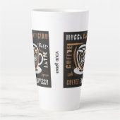 Koffie Mocca Cappucino Esspreso Cafe'Latte Latte Mok (Voorkant)