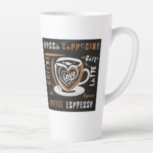 Koffie Mocca Cappucino Esspreso Cafe'Latte Latte Mok