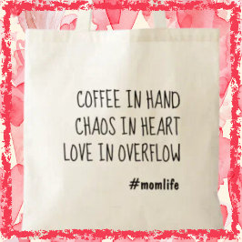 Koffie Moeder Schattige Moeder Trendy Moederdag Ca Tote Bag