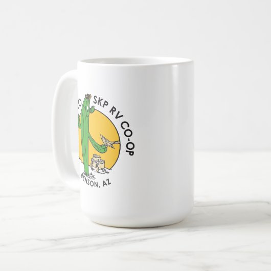 Koffie Mok (11 oz of 15 oz) (Voorkant links)