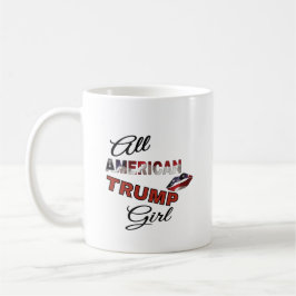 Koffie Mok: All American Trump Girl Koffiemok