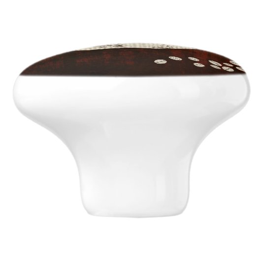 Koffie Mok & bonen R - Knob Keramische Knop (Zijkant)