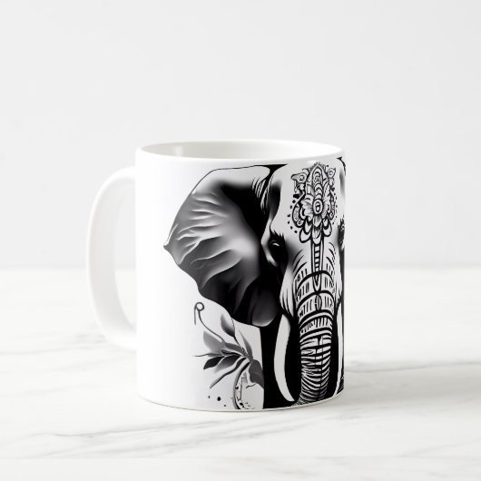 Koffie Mok Collectie Tattoo Stijl Design (Voorkant links)