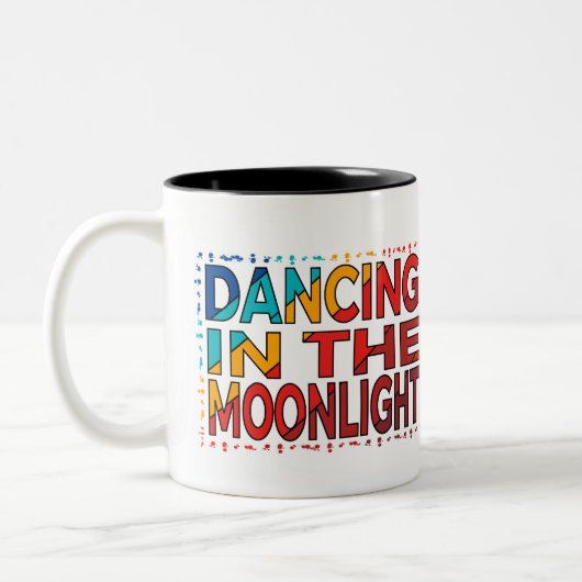 Koffie Mok Dansen in het Moonlight ontwerp (Links)