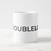 Koffie-Mok - Dubbele Loop Podcast Extra Grote Beker (Voorkant)