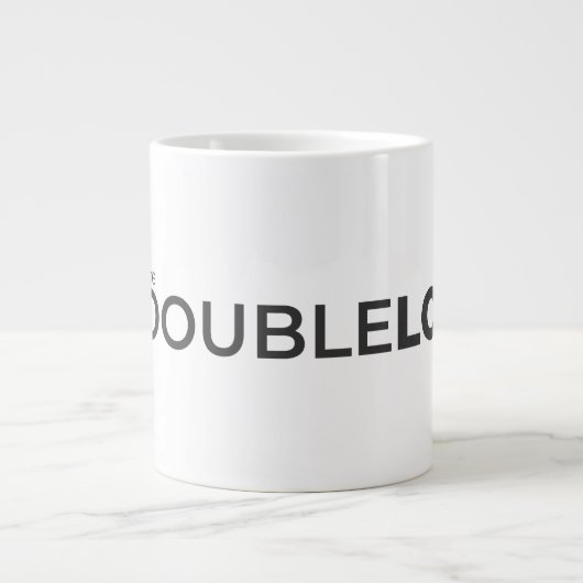 Koffie-Mok - Dubbele Loop Podcast Extra Grote Beker (Voorkant)