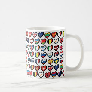Koffie Mok Eurovision Flags Accent Coffee Mok 11oz