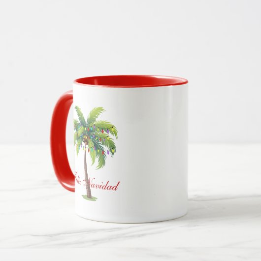 Koffie Mok Feliz Navidad (Voorkant links)