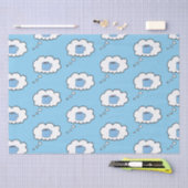 Koffie Mok Gedachte Bubbels Tissuepapier (Craft)