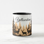 Koffie-Mok-geelsteen deer Mok (Midden)