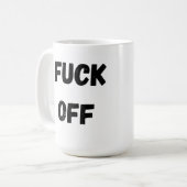 Koffie Mok, Grappige Mok, Offensive Coffee Mok (Voorkant links)